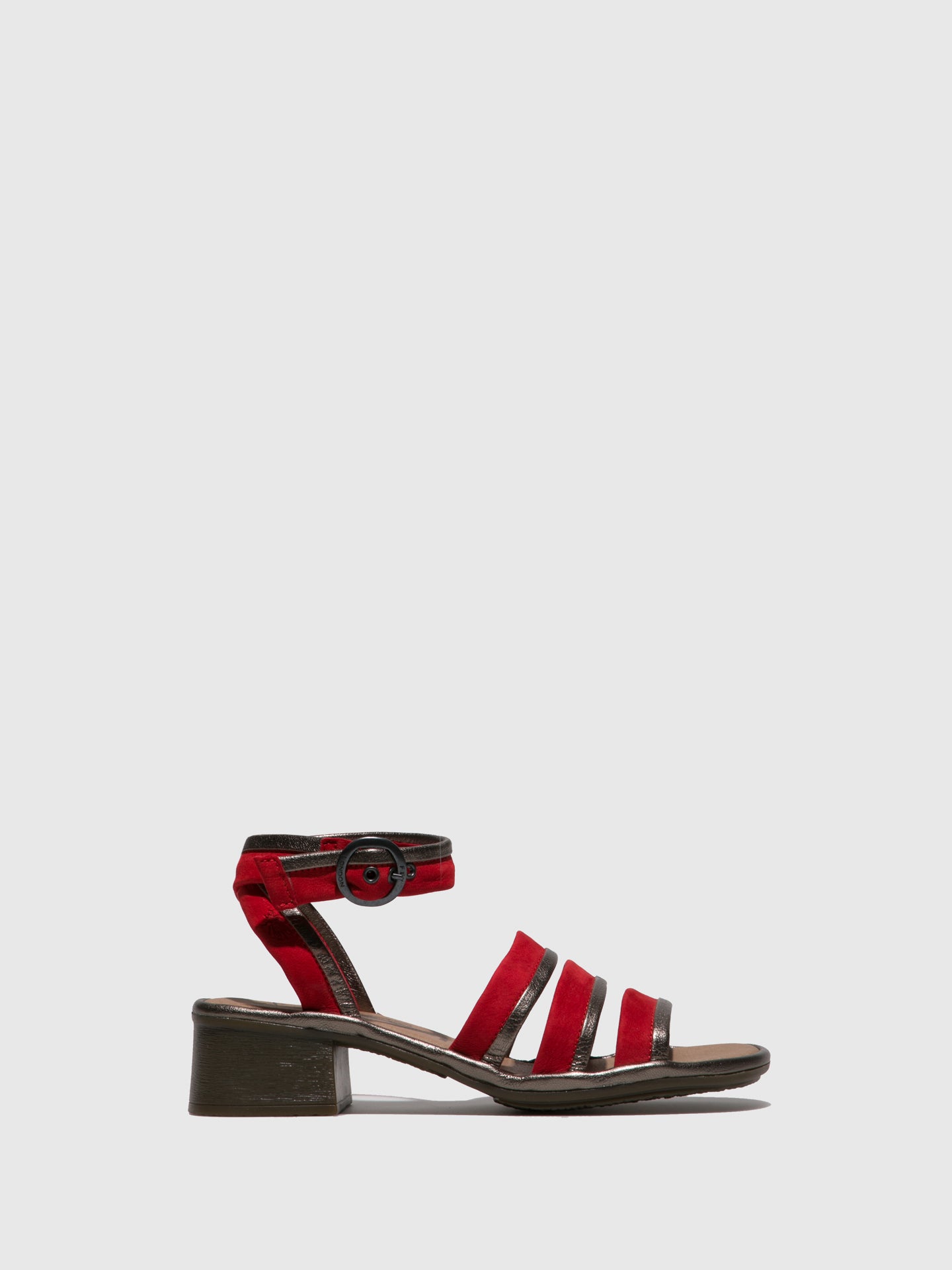 Fly London Multicolor Ankle Strap Sandals